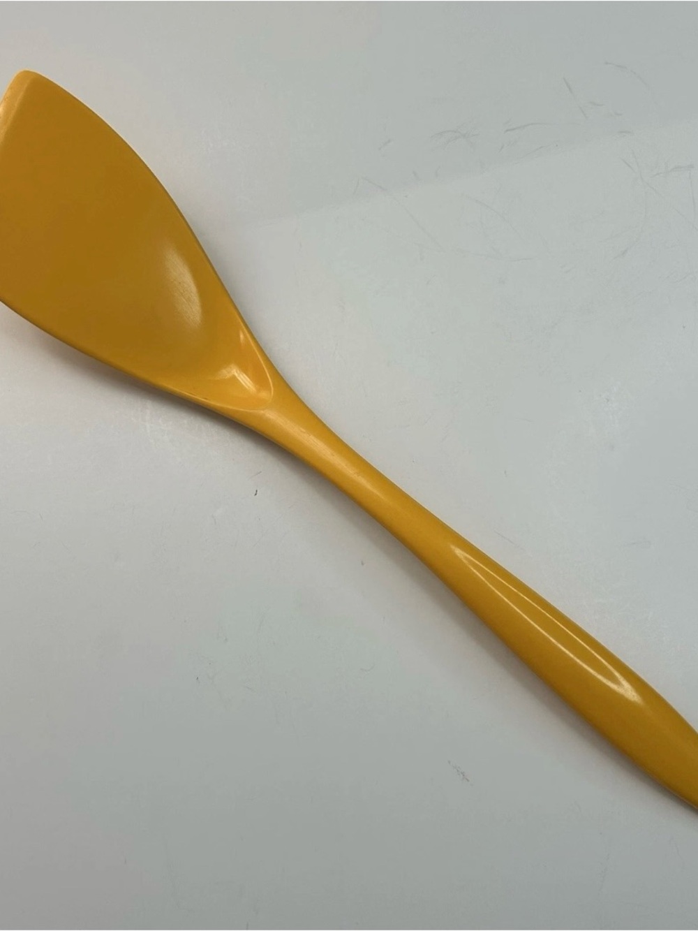 VTG Hutzler Spatula Melamine Turner Angled Flipper 531 Yellow Thailand 12” Retro